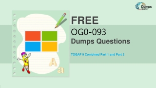 2020 The Open Group OG0-093 Real Exam Dumps DumpsBase