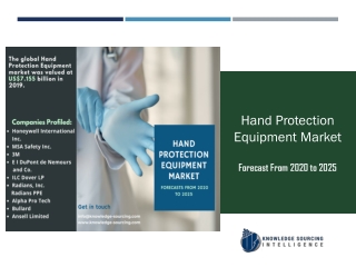 Hand Protection Equipment Market Fueling up with an high CAGR during 2019 to 2025