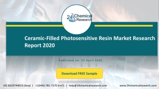 Ceramic Filled Photosensitive Resin Market Research Report 2020