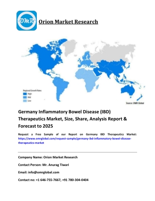 Germany Inflammatory Bowel Disease (IBD) Therapeutics Market Size, Growth and Forecast to 2025