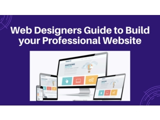 Web Designers Guide to Build your Professional Website