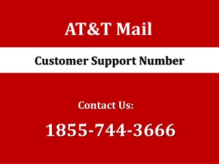 AT&T mail customer support number 1*855*744*3666