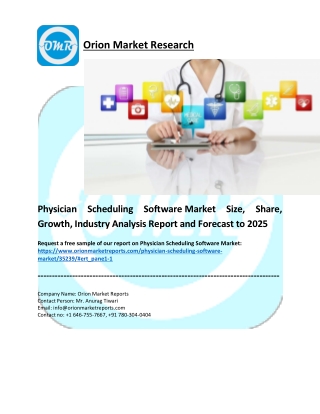 Physician Scheduling Software Market