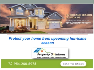 Protect your home from upcoming hurricane season