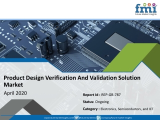 Product Design Verification And Validation Solution Market to Witness an Outstanding Growth During 2015– 2025