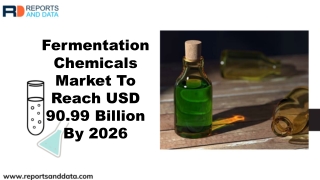 Fermentation Chemicals Market  Size, Top Companies,  Demand, Industry Challenges and Opportunities to 2026