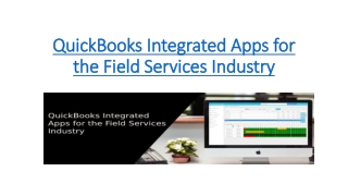 QuickBooks Integrated Apps for the Field Services Industry