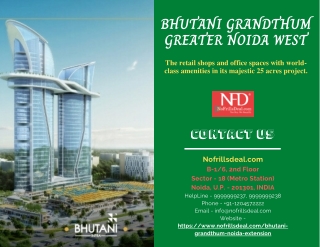 You Must Know To Bhutani Grandthum Greater Noida West