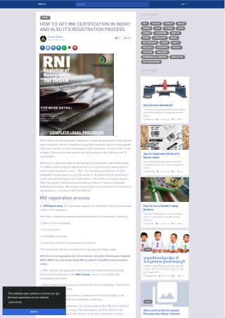 Rni certification emazoo