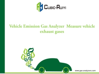Vehicle Emission Gas Analyzer Measure vehicle exhaust gases‎