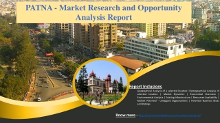 PATNA - Market Research and Opportunity Analysis Report