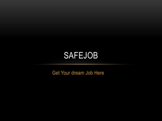 Safejob- Career Test