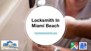 Locksmith In Miami Beach