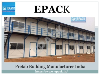 EPACK - Prefab Building Manufacturer & Supplier