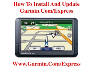 How to install and update garmin.com/express