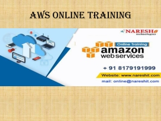 Aws online training - Naresh I Technologies