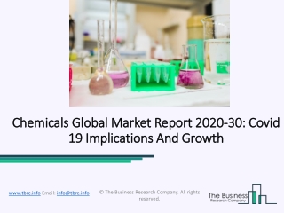 Chemicals Market Global Growth Analysis, Future Trends, Business Opportunities 2020