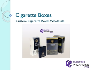 Cigarette boxes