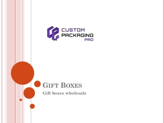 Custom Gift Boxes