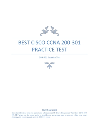 BEST CISCO CCNA 200-301 PRACTICE TEST