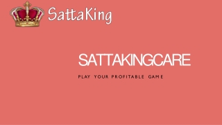 why we play Sattaking game