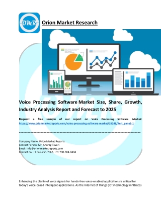 Voice Processing Software Market