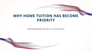 maths tutors in South Delhi