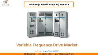 Variable Frequency Drive (VFD) Market size is expected to reach $31.3 billion by 2025 - KBV Research