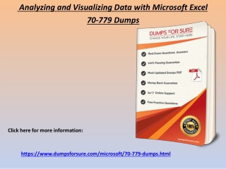 (PDF) New 70-779 PDF Dumps - DumpsforSure