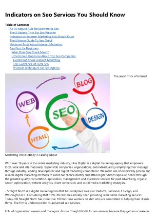 Seo Marketing Company for Dummies