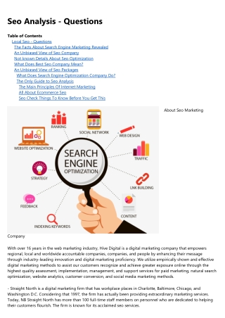 Not known Details About Local Seo Services