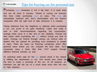 Sell used car in Florida