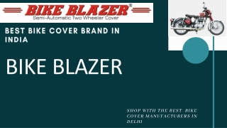 Shop with the best bike cover manufacturers in Delhi
