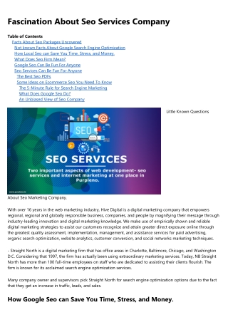 All About Seo Agency