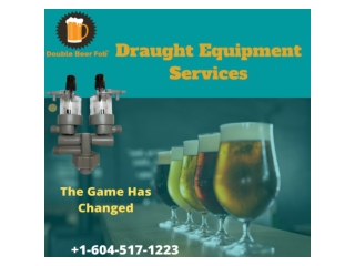 How the draught beer equipment is used and what its work