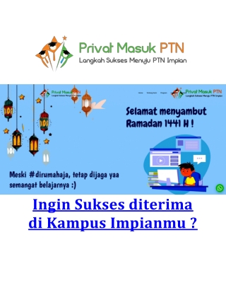 Privat Masuk PTN