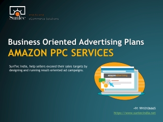 Amazon PPC Management Services | SunTec India