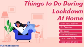 Things to Do During Lockdown at Home | What Should I Do?