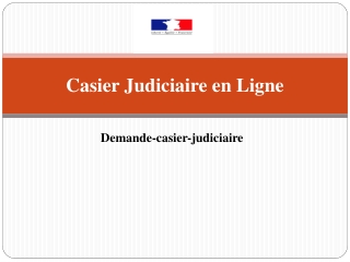 Casier Judiciaire en Ligne |  Demande-casier-judiciaire