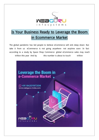 Is Your Business Ready to Leverage the Boom in Ecommerce Market