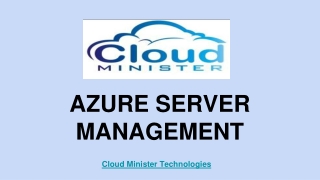 Azure Server Management