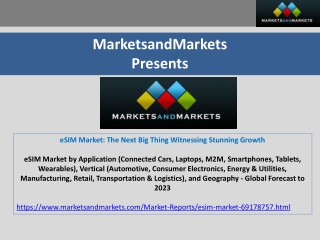 eSIM Market: The Next Big Thing Witnessing Stunning Growth