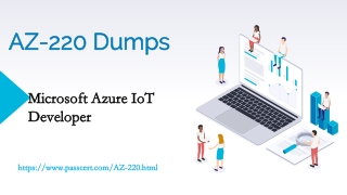 Azure IoT Developer AZ-220 Dumps