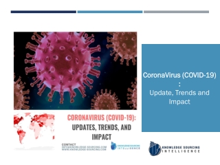 CoronaVirus (COVID-19) : Update, Trends and Impact Analysis by Knowledge Sourcing Intelligence