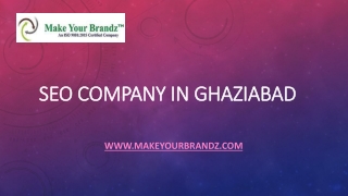 SEO Company in Ghaziabad