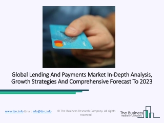 Global Lending And Payments Industry 2020 Market Size And Forecast 2023