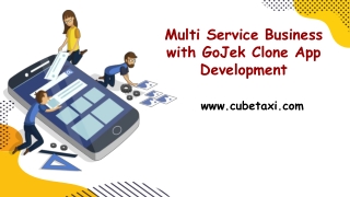 Multi Service Business with GoJek Clone App Development