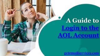 A Guide to Login to the AOL Account | AOL Email Sign In