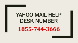 18557443666 |Yahoo mail help desk number