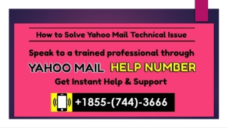 1855(744)3666 Yahoo Mail Help Number